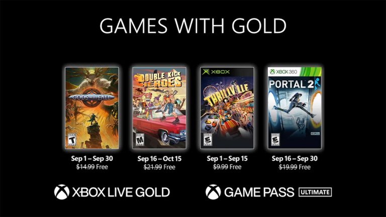 فهرست بازی های ایکس باکس لایو گلد سپتامبر ۲۰۲۲