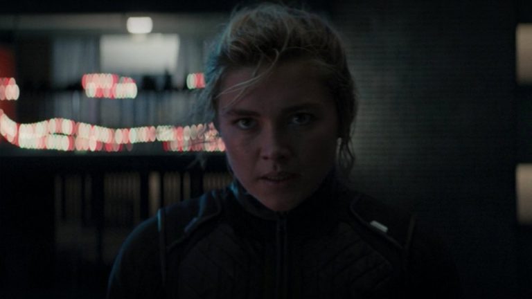 رهبری گروه تاندربولتز توسط فلورنس پیو در فیلم Thunderbolts