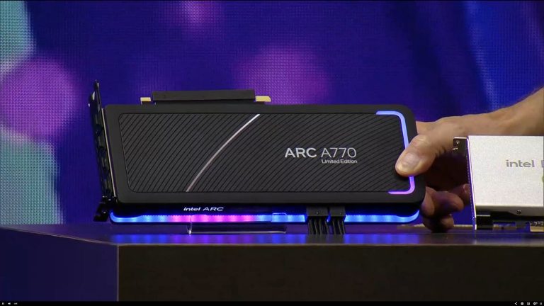 معرفی کارت گرافیک اینتل Arc A770 با قیمت ۳۲۹ دلار