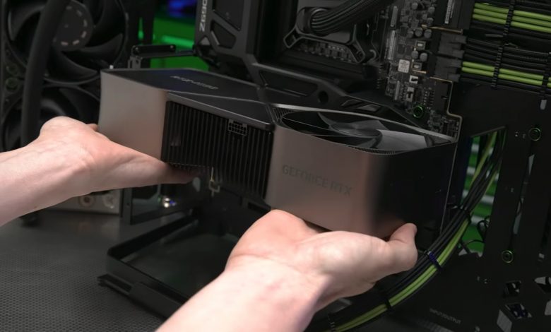 دستیابی کارت گرافیک RTX 4090 به فرکانس ۳ گیگاهرتز با توان ۶۱۶ وات