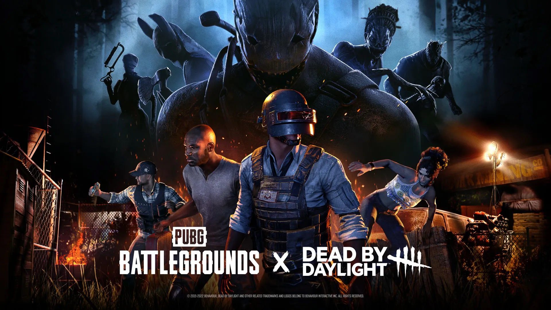 پخش تریلر کراس اور Dead by Daylight با PUBG