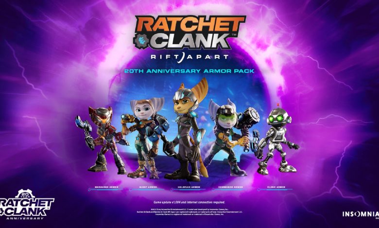 عرضه بسته الحاقی جدید برای Ratchet & Clank: Rift Apart به مناسبت بیست‌سالگی مجموعه