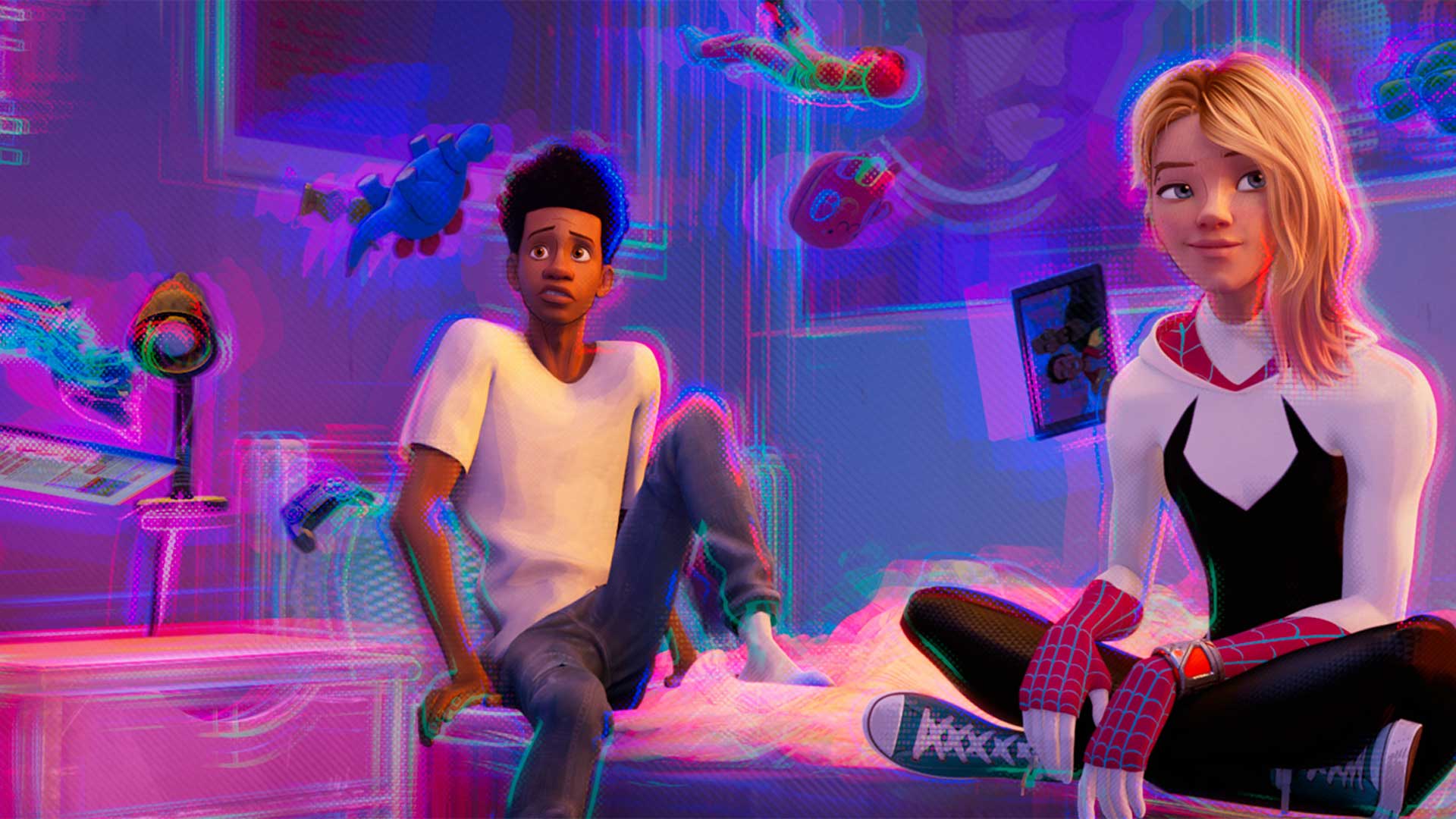 مایلز مورالز و اسپایدر گوئن در تصویر تازه انیمیشن مرد عنکبوتی 2 | تریلر جدید بهزودی