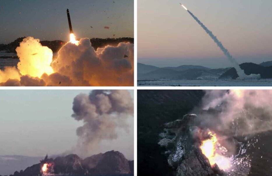 توپخانه راکتی غول‌پیکر کره شمالی با قابلیت اتمی / عکس