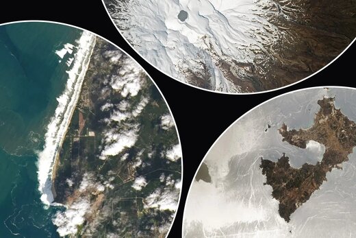 عکس | زمین از فضا چه شکلی‌است؛ 10 تصویر برتر 2022