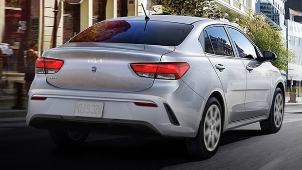 نمای عقب کیا ریو مدل ۲۰۲۳ کوشا خودرو