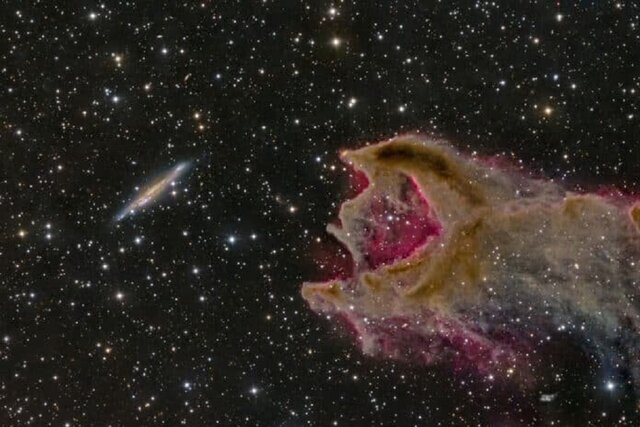 عکس | ناسا موجودفضایی شکارچی کهکشان را ثبت کرد