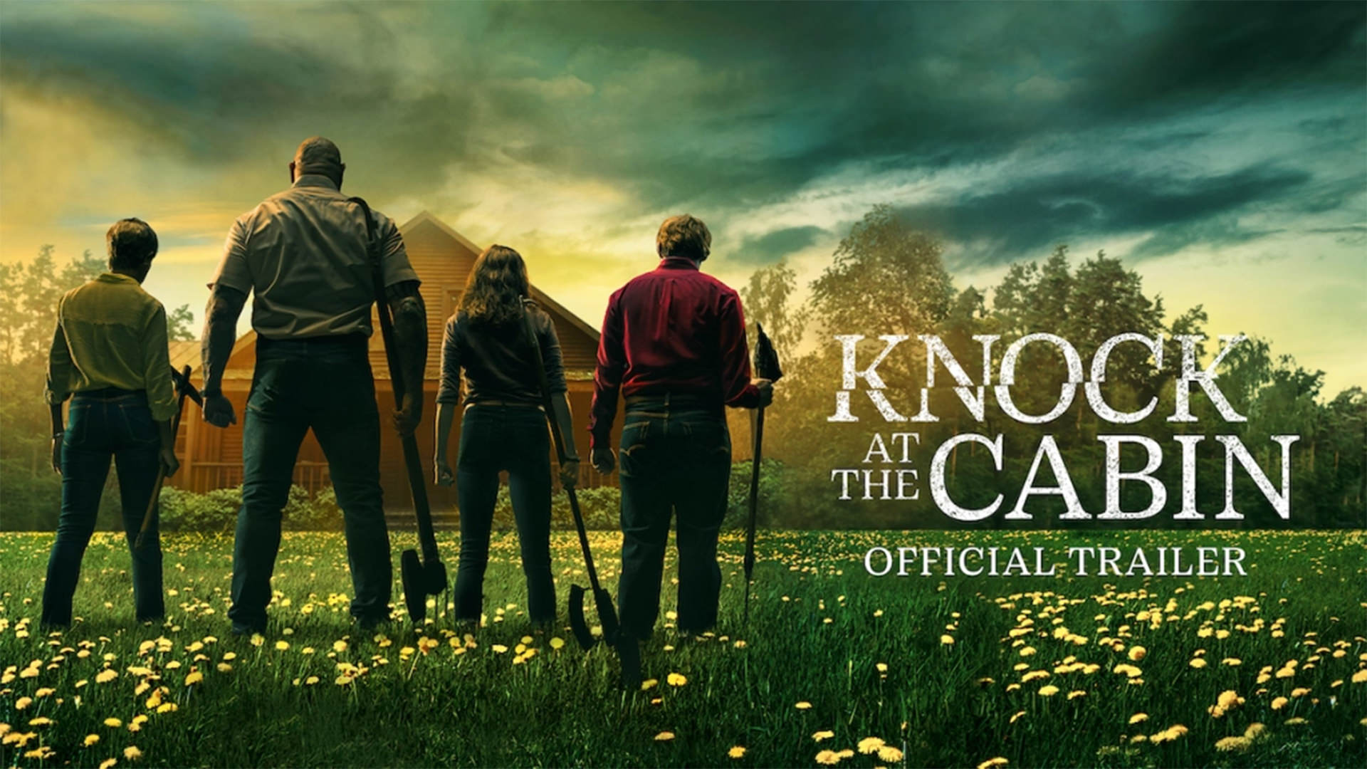 نمایش کاراکترهای شرور در پوستر تازه فیلم Knock at the Cabin