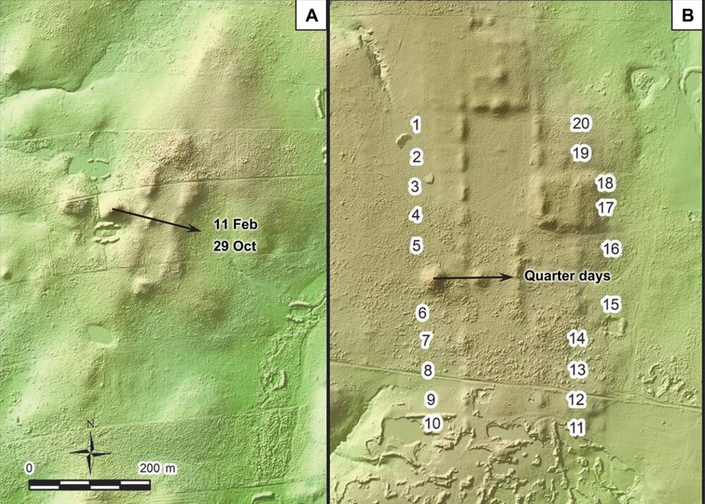 کشف سازه‌های باستانی عجیب در مکزیک / در این تقویم سال ۲۶۰ روز است / عکس