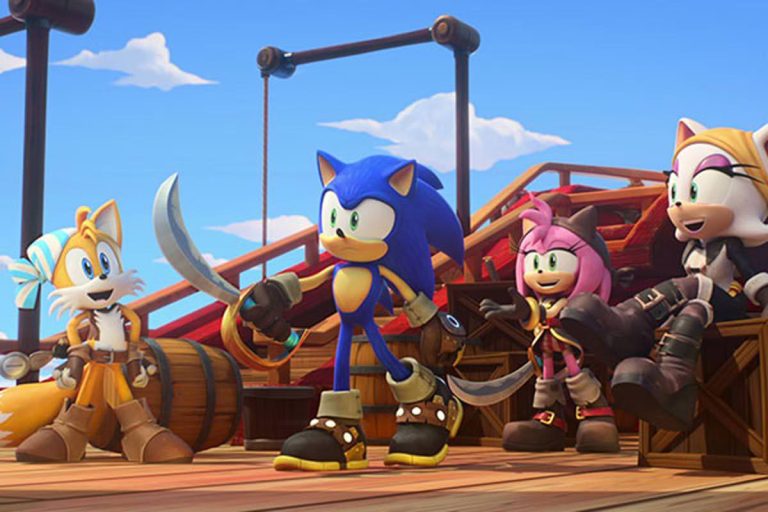 تماشا کارتون جذاب سونیک و قرمز شدن از دیجیتون