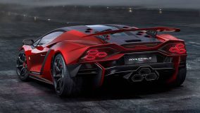 نمای عقب سوپرکار لامبورگینی Invencible