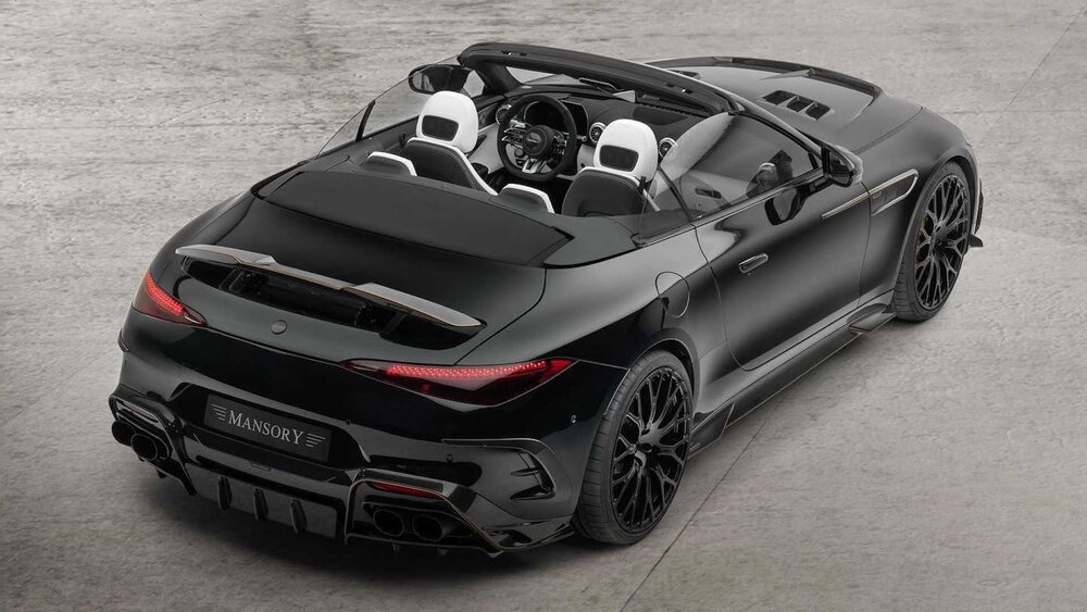 جادوی ایرانی جدیدترین کانورتیبل مرسدسبنز را این شکلی کرد/ عکس