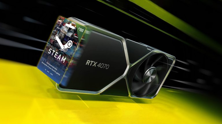 ارائه گیفت کارت ۱۰۰ دلاری استیم همراه با کارتهای گرافیک RTX 40