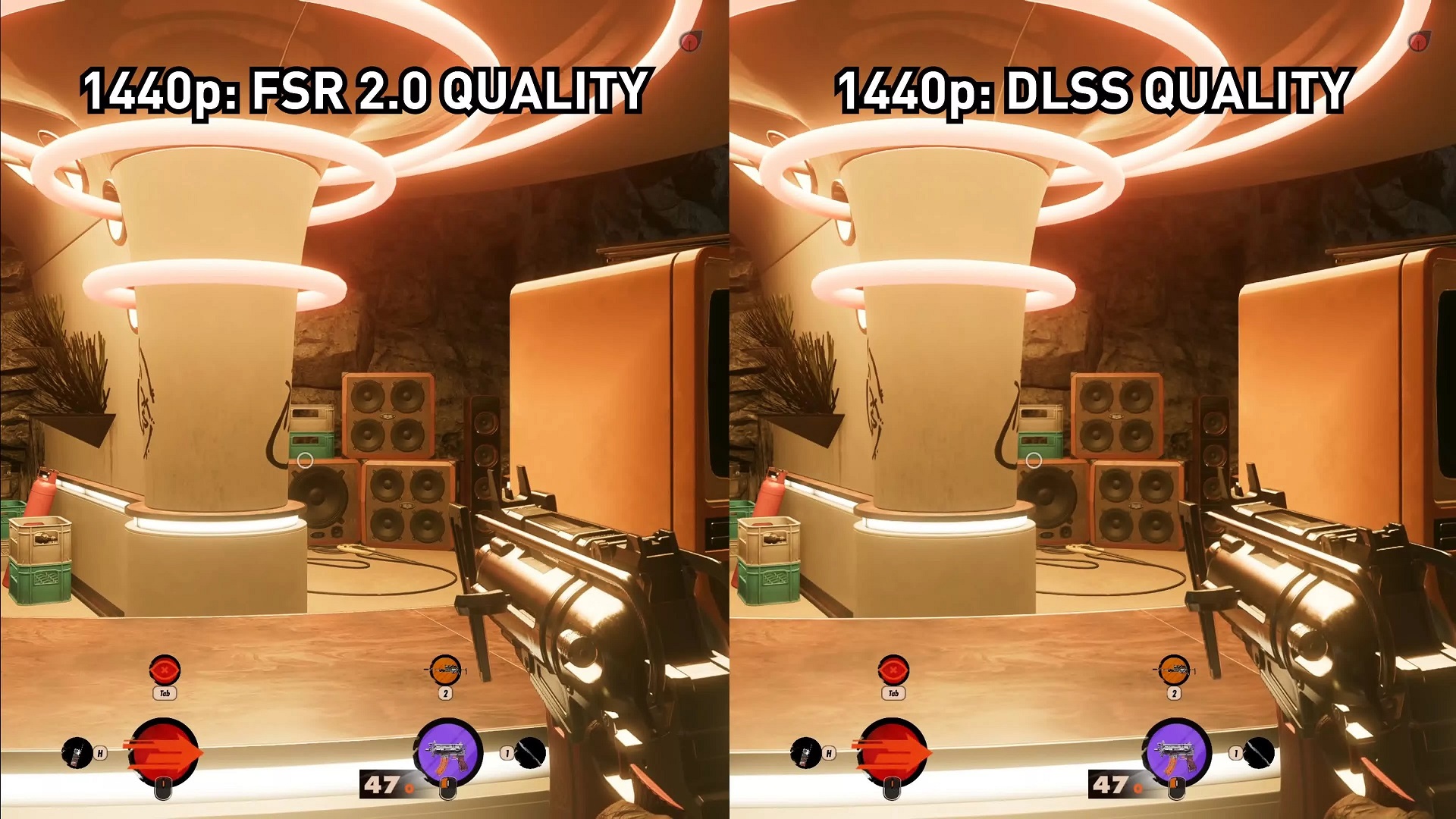 برتری قاطع انویدیا در مقایسه عملکرد DLSS2 و AMD FSR2