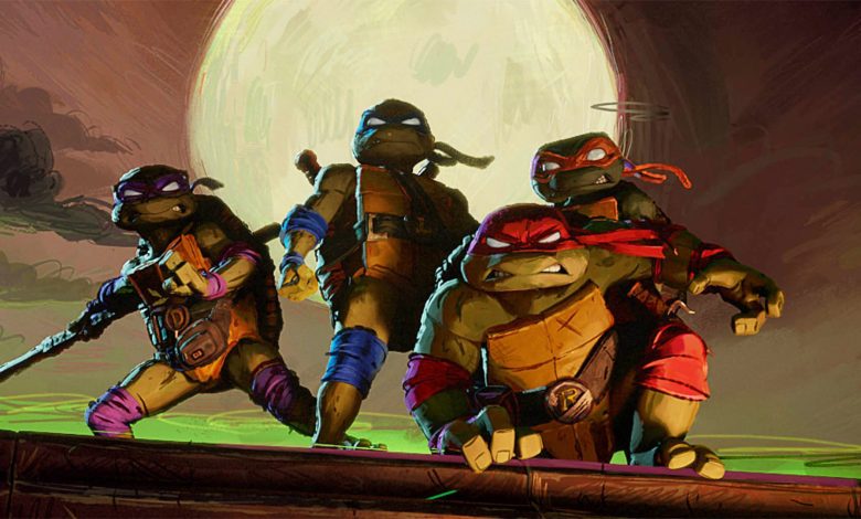 آمادگی لاک‌پشت‌های نینجا برای مقابله با جهش‌یافته‌ها در
پوستر کاراکترهای انیمیشن TMNT: Mutant Mayhem