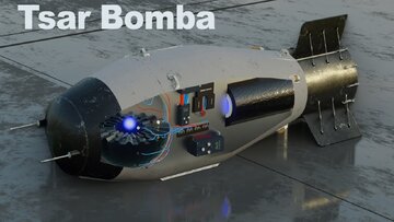 روسیه بمبی ساخت ۳۸۰۰ برابر قوی‌تر از بمبی که بر هیروشیما فرود آمد!/ عکس
