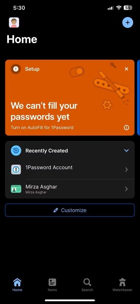 برنامه 1Password
