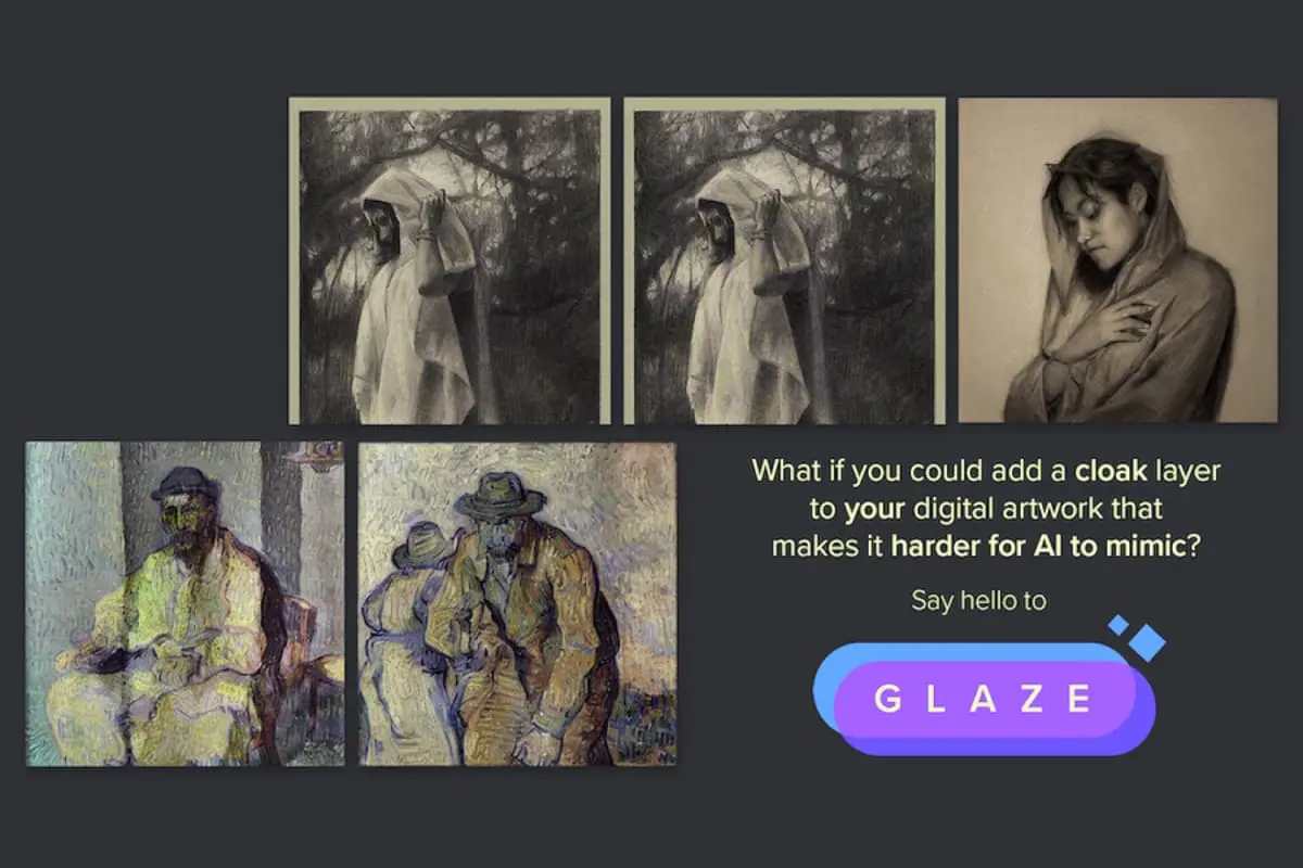با Glaze از سرقت اثر هنری با هوش مصنوعی جلوگیری کنید