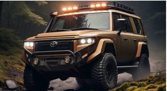 تویوتا لندکروز با این قیافه متفاوت به آمریکا وارد میشود / عکس
