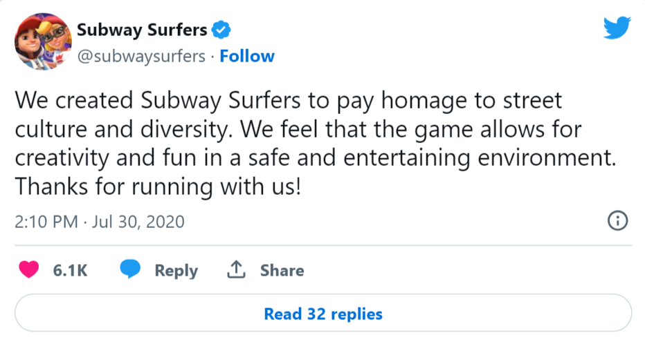 داستان غمانگیز «Subway Surfers» حقیقت ندارد!