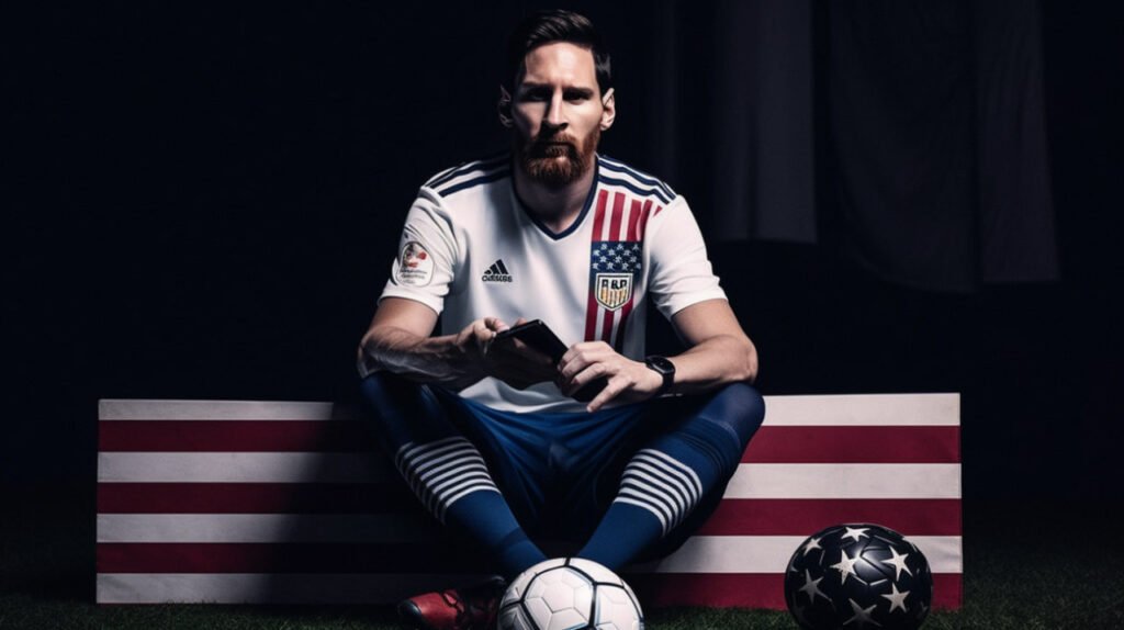 ورود جنجالی لیونل مسی به اپل تیوی/ عکس