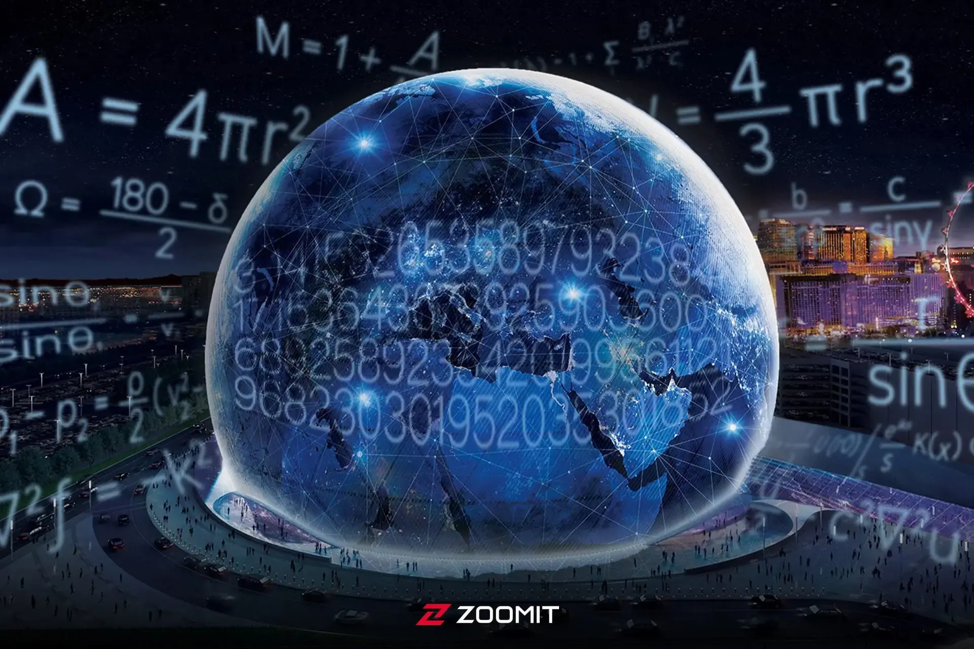 جادوی علم ریاضی در ساخت Sphere لاس‌وگاس؛ بزرگ‌ترین سازه‌
کروی جهان