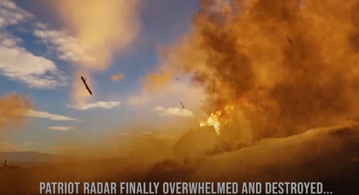 حمله ۱۴۰۰ پهپاد شاهد ۱۳۶ به پاتریوت / برنده کدام است؟