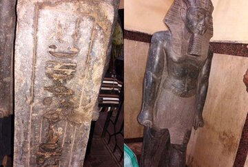 کشف مجسمه آمنهوتپ سوم در خانهی یک قاچاقچی/ عکس