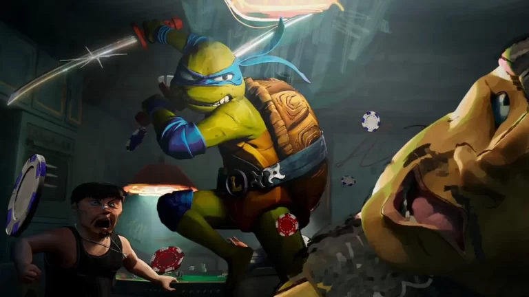 آمادگی برادران لاکپشت برای ورود به نیویورک در پوستر انیمیشن
TMNT: Mutant Mayhem