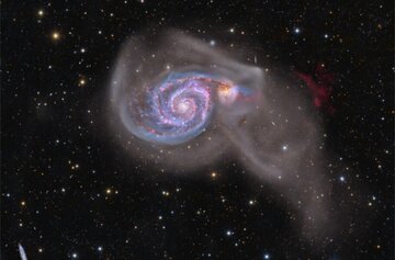 این تصویر شگفت انگیز 31 میلیون سال نوری از زمین فاصله دارد!/عکس