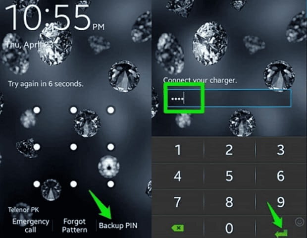 قفل پترن گوشی اندرویدی