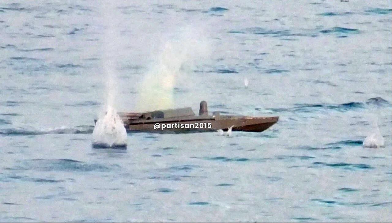 عکس| خسارت اوکراین به ناو جنگی روسیه با این شهپاد انتحاری!