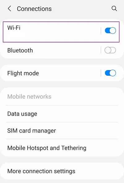 وای فای دایرکت در گوشی سامسونگ