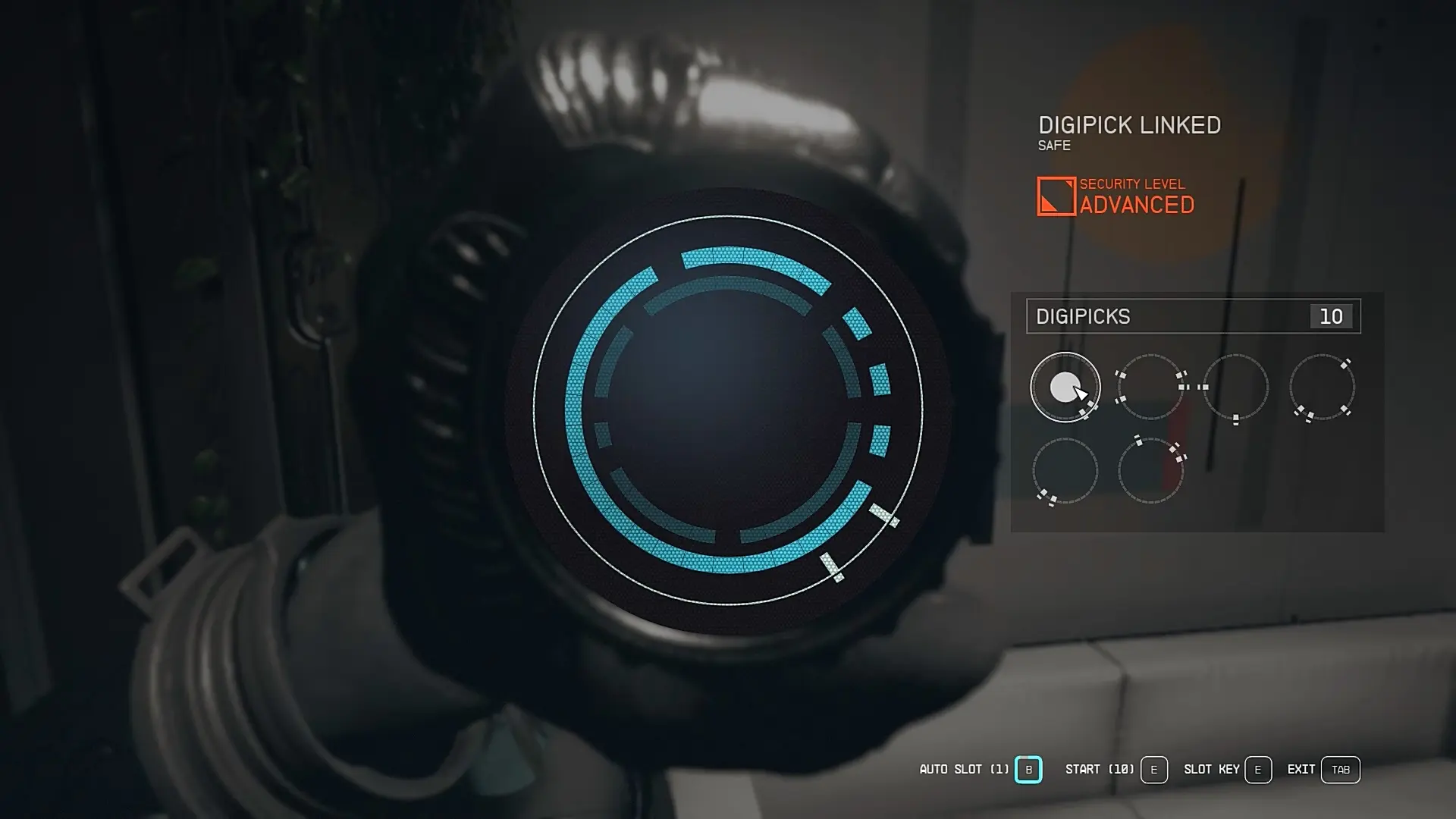 آموزش باز کردن قفل های Digipick در بازی استارفیلد