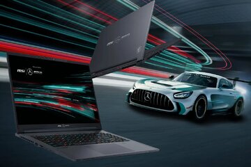 لپتاپی مخصوص با آرم مرسدس بنز/ عکس