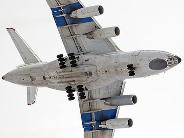هواپیمای غول‌پیکر روسیه که در حمله اوکراین منهدم شد/ عکس