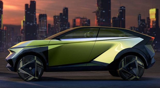 نمای کناری کانسپت نیسان هایپر اوربان - Hyper Urban