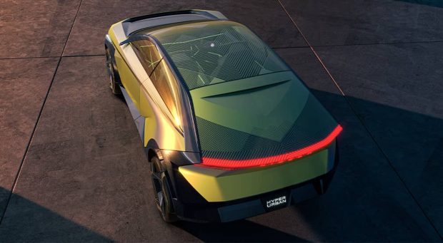 نمای عقب کانسپت نیسان هایپر اوربان - Hyper Urban