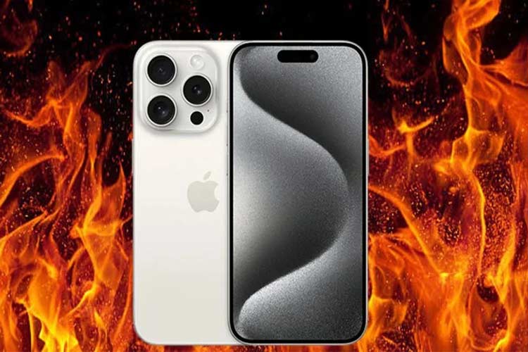 دمای آیفون ۱۵ حین بازی به ۴۶.۷ درجه سانتیگراد میرسد!