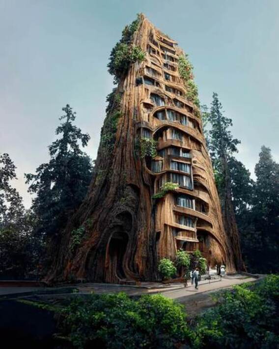 ساختمان‌هایی که رشد می‌کنند و نفس می‌کشند/ عکس