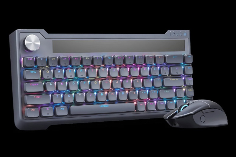 این کیبورد با انرژی مکانیکی و خورشیدی کار میکند