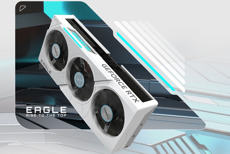مدل سفارشی RTX 4070 رونمایی شد؛ کارت گرافیک پرحرارت با تم برفی
