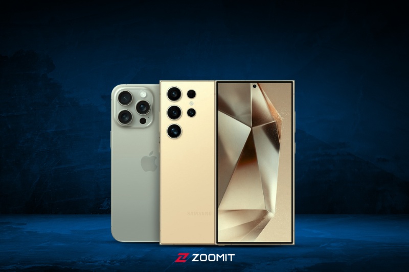 مقایسه گلکسی S24 اولترا با آیفون ۱۵ پرو مکس؛ نبرد تنبهتن بهترینها
