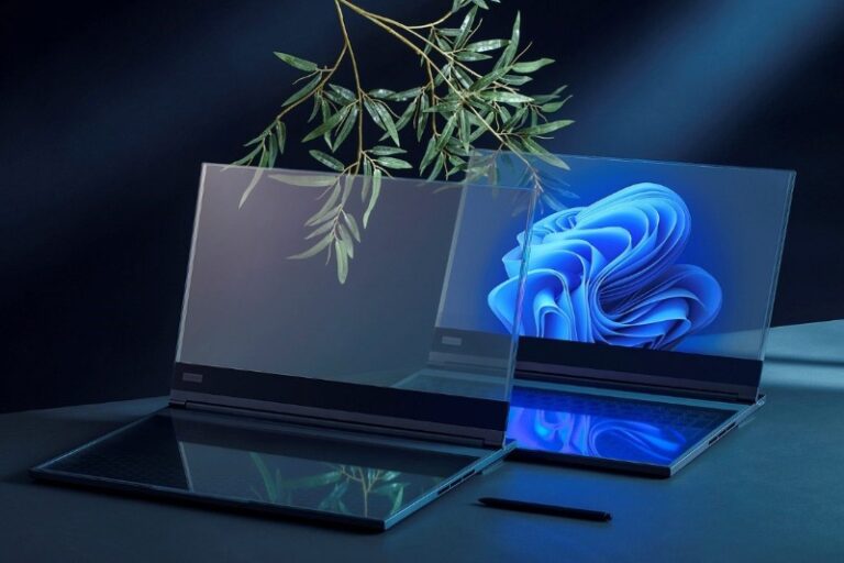 این اولین لپ تاپ کاملا شفاف دنیا است