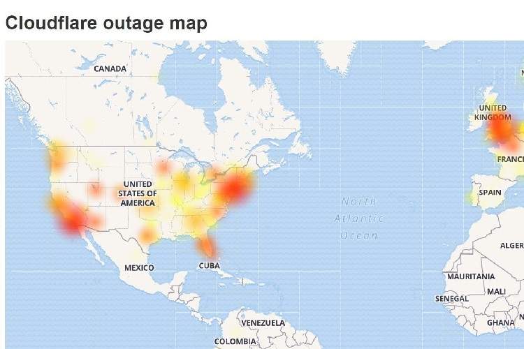 خارج شدن هزاران وب‌سایت از دسترسی به علت باگ نرم‌افزاری در سیستم کلاود فلیر