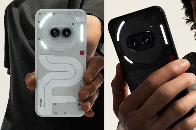 عکسهای فاششده ناتینگ فون 2a، این گوشی را در رنگهای مشکی و سفید به تصویر میکشند