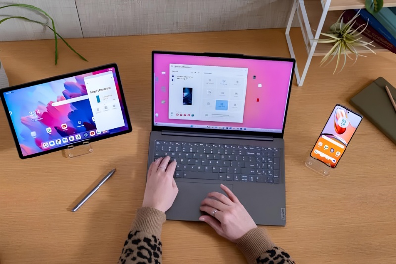 قابلیت Smart Connect لنوو برای اتصال لپتاپ، گوشی و تلویزیون معرفی شد