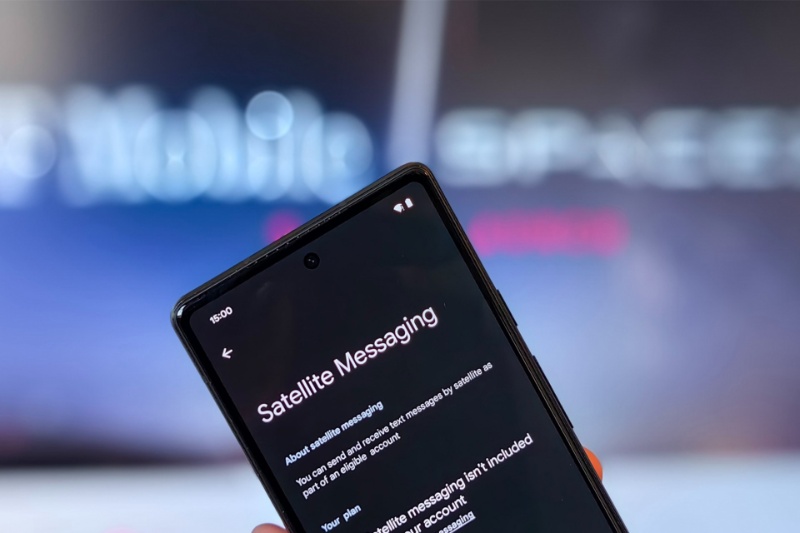 ارسال پیامک با ماهواره به اندروید ۱۵ میآید