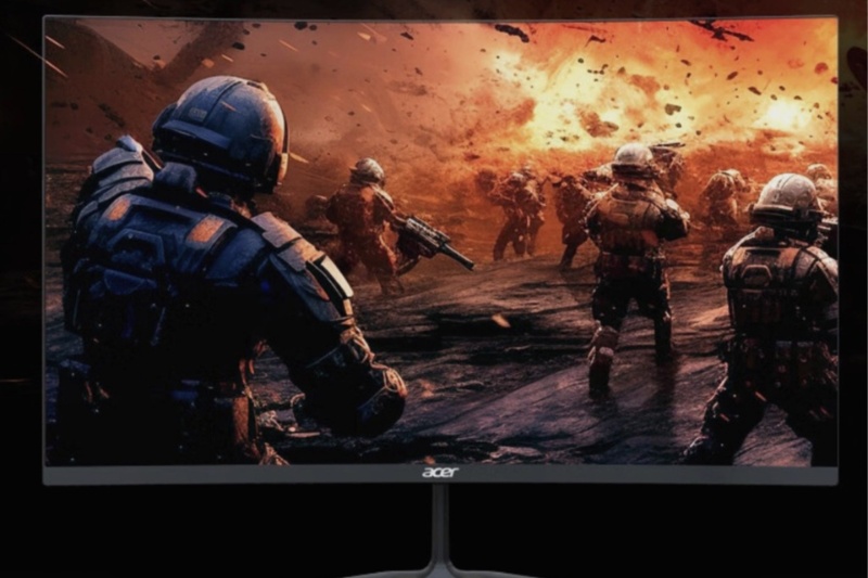 ایسر مانیتور خوشقیمت خمیده با پنل ۱۸۰ هرتز رونمایی کرد