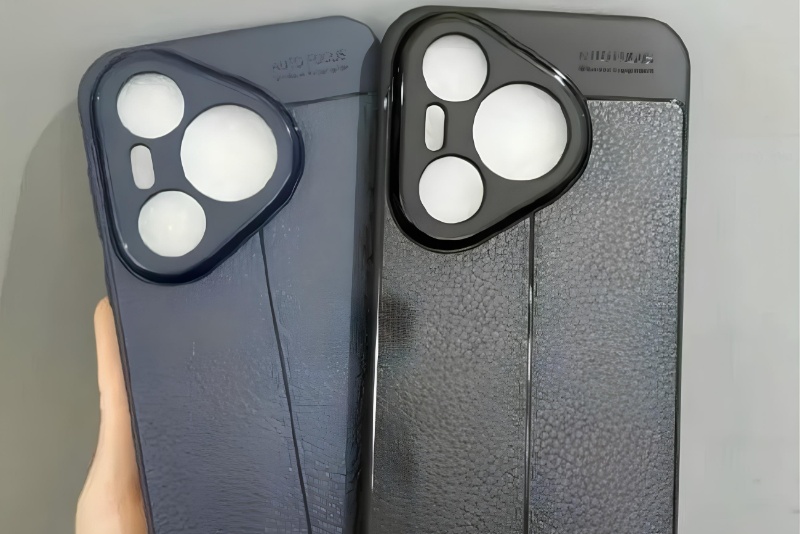 تصویر قاب هواوی P70 چیدمان متفاوت دوربینهای پشتی را نشان میدهد